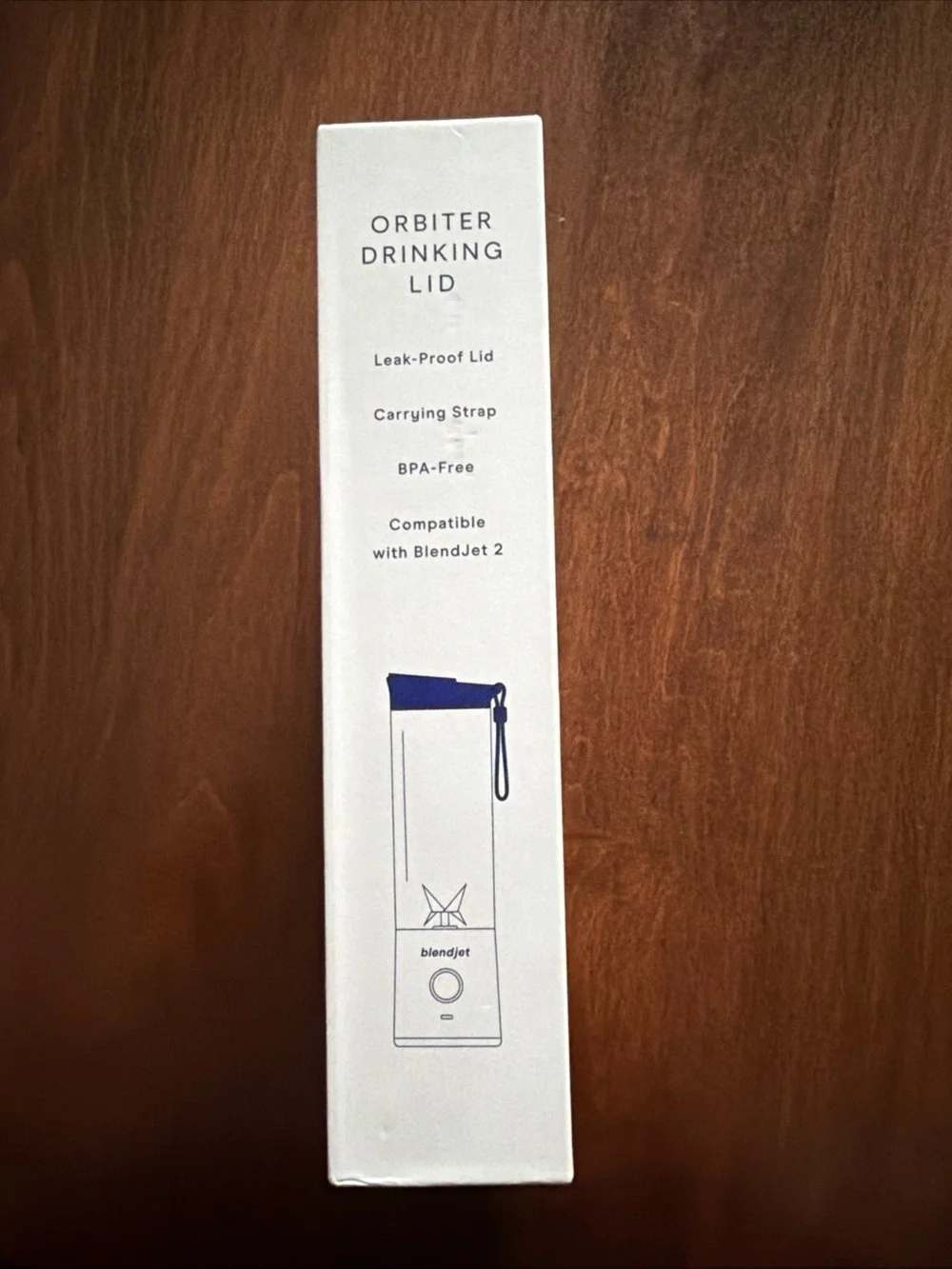 Blendjet 2 Orbiter Drinking Lid Leak Proof Self Cleaning Straw Opening NEW